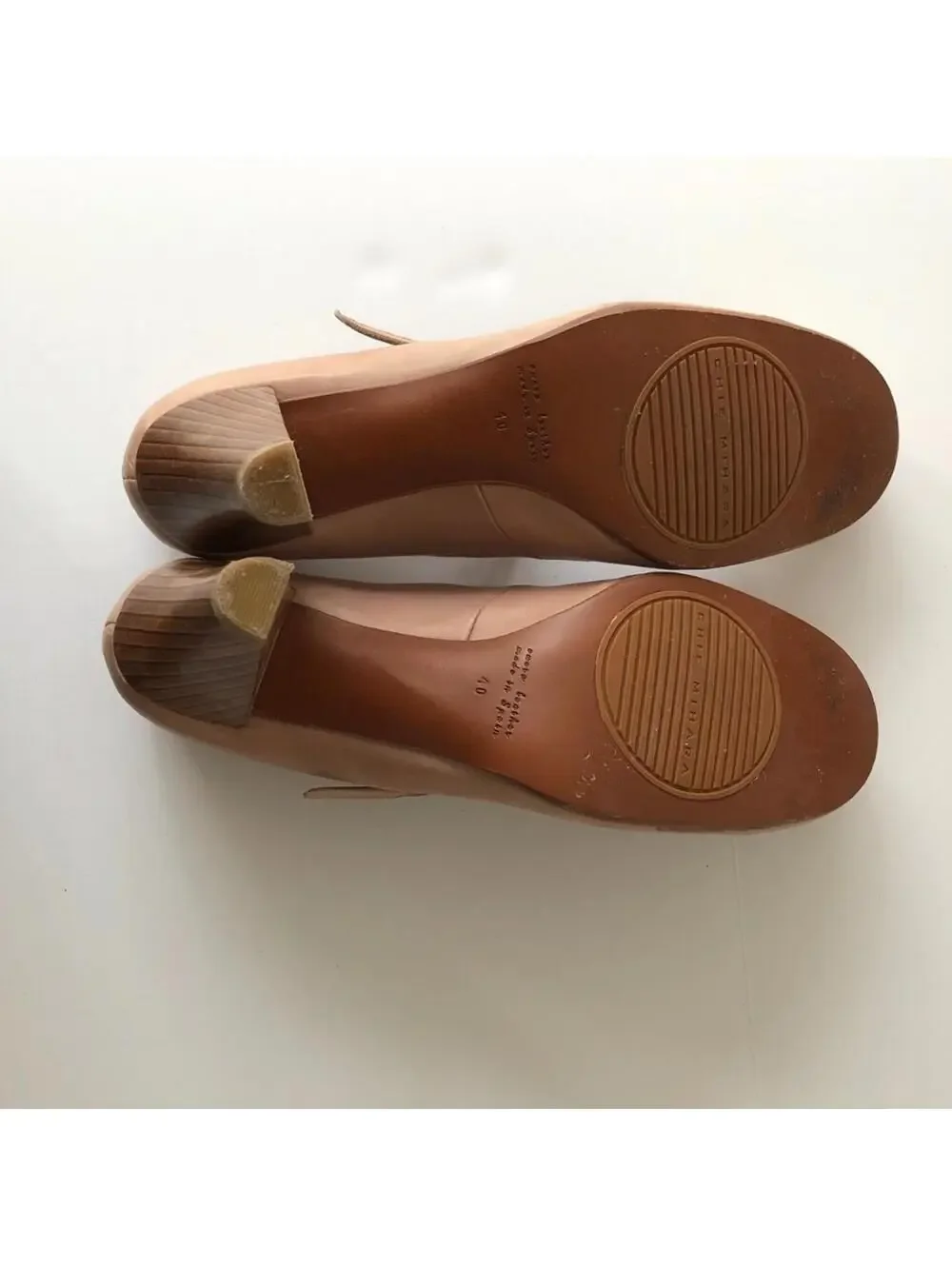 Chie MIhara high heeled shoes with strap. dusty pink. size 9 - Picture 3 of 7